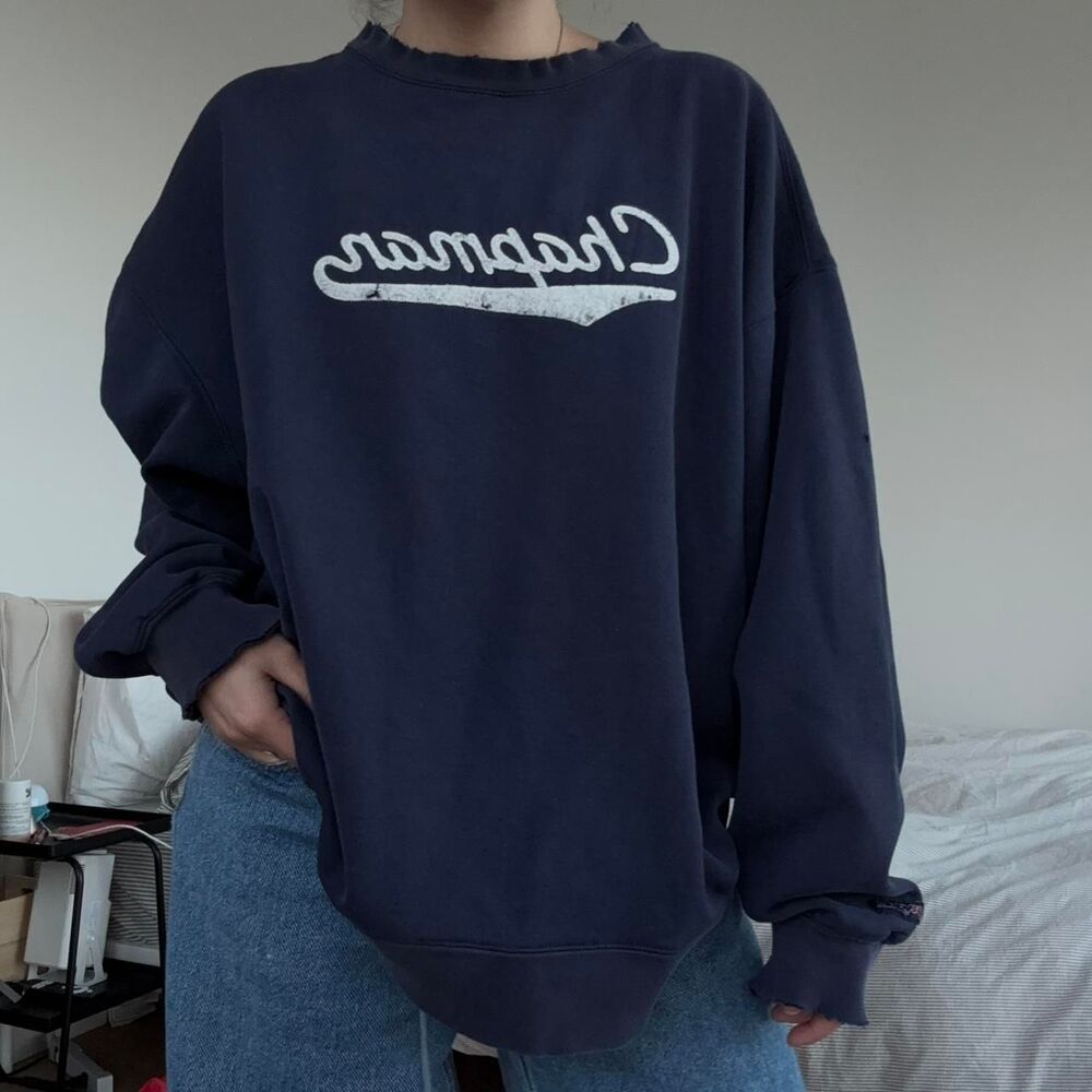 Jansport Men's Navy and Blue Sweatshirt